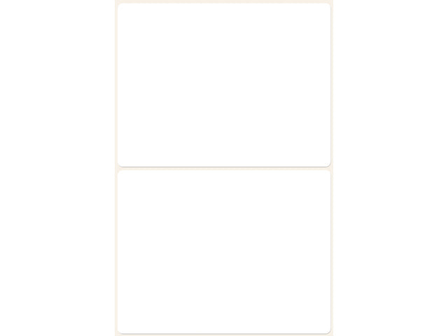 etiket Zweckform 77x59mm met blister a 8 etiketjes