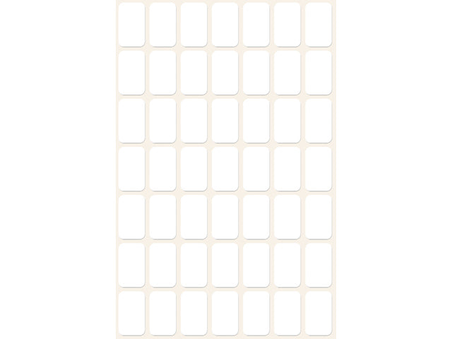 Etikett Zweckform 16x9mm mit Blisterpackung mit 294 Etiketten
