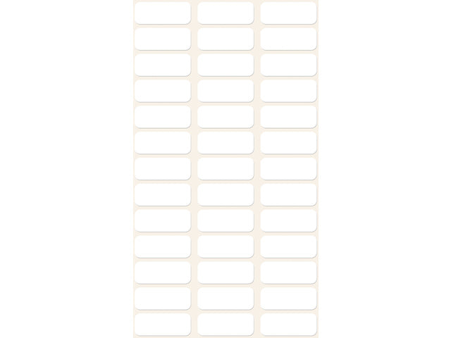 Etiket Zweckform 20x8mm met blister a 234 etiketjes