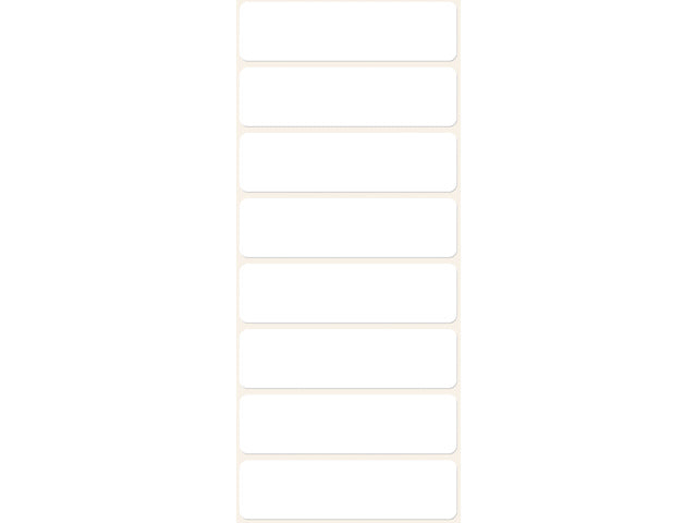 Etikett Zweckform 50x14mm mit Blisterpackung mit 64 Etiketten