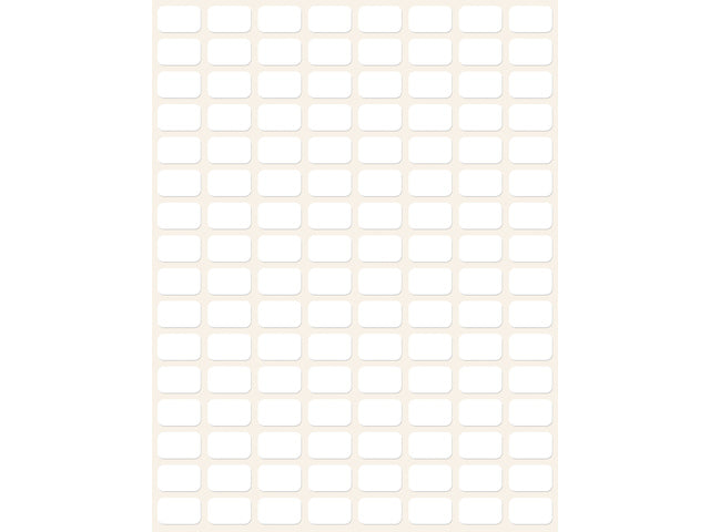 Etikett Zweckform 13x8mm mit Packung mit 3712 Etiketten