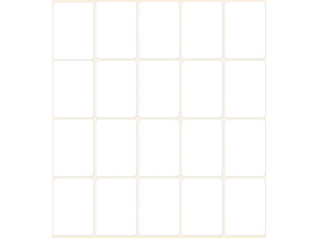 Etiket Zweckform 32x23mm met pakje a 560 etiketjes