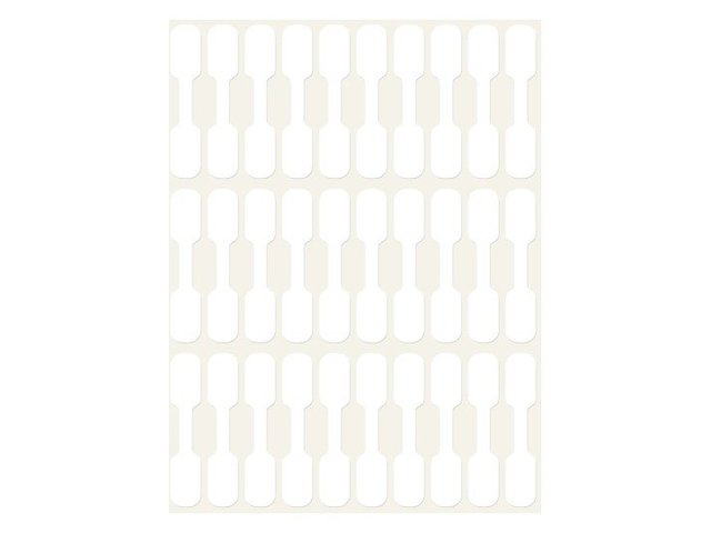 Halteretiket Zweckform 54x11mm met pakje a 924 etiketjes
