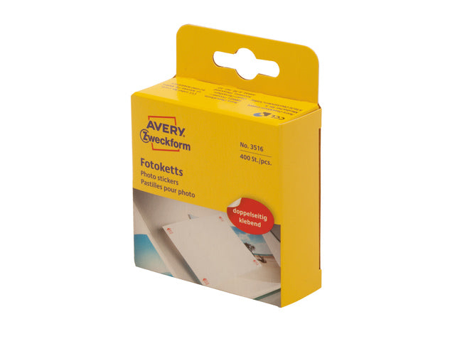 fotoklevers Zweckform 12x12mm 400 stuks