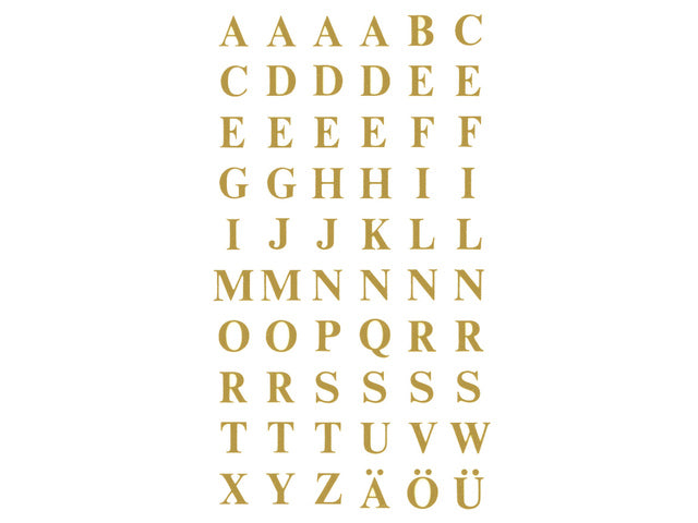 letteretiket Z-design Home pakje a 2 vel goud