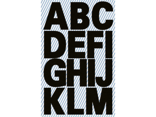 Buchstabenaufkleber Z-Design Home, 2 Stück, wasserabweisend, schwarz