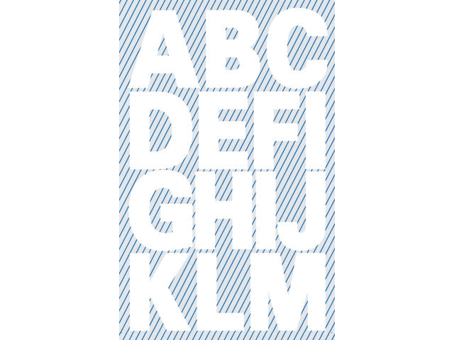 letteretiket Z-design Home pakje a 2 vel watervast wit