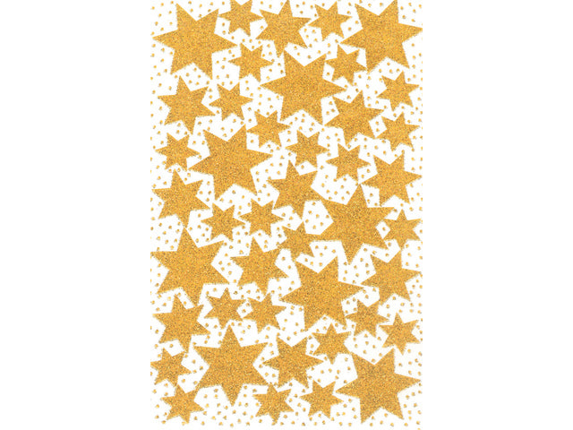 etiket Z-design Kerstpakket a 2 vel gouden sterren