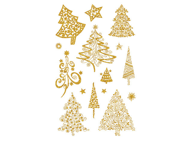 Etiket Z-design Kerstkerstbomen - 2 vel