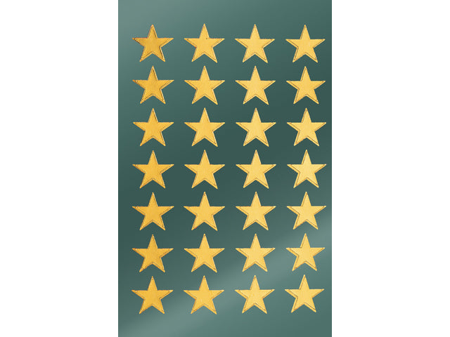 etiket Z-design Kerstpakket a 2 vel gouden sterren