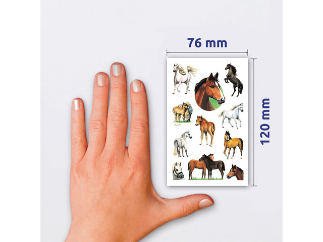 papieretiket Z-design Kinderpakket a 2 vel paarden