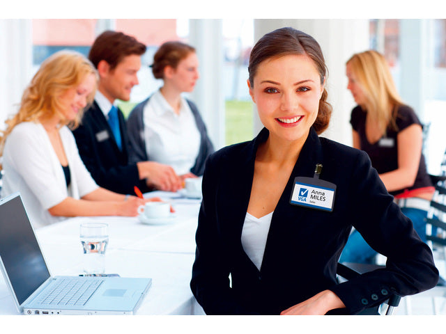 Abzeichen insteekkaart Avery 40x75mm 190grs 20 Vel