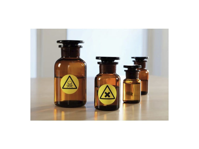 Weerbestendig etiket Avery 70x37mm geel, doos 20 vel