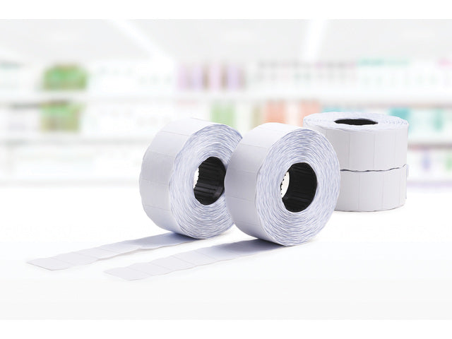 prijstangetiketten Avery permanent 26x16mm wit 10 rol in doos