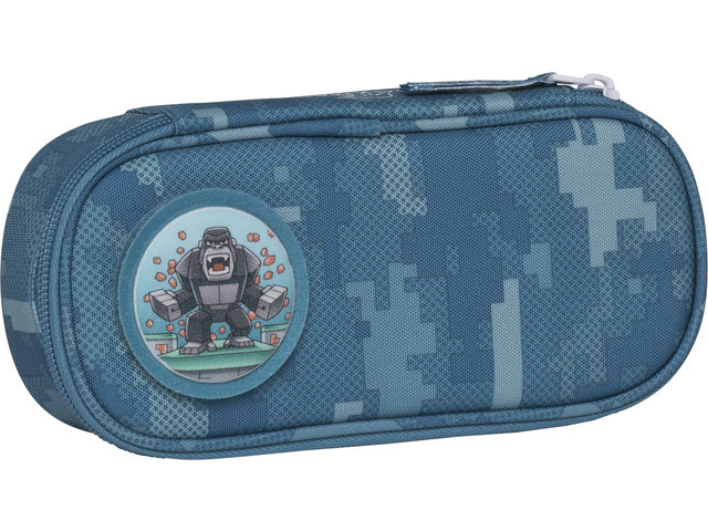 Etui Beckmann ovaal Leeg Jungle Game groen