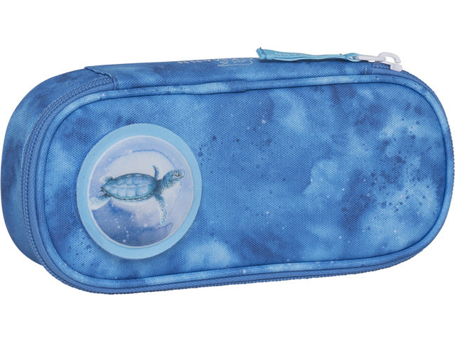 Etui Beckmann ovaal Leeg Oceaanblauw