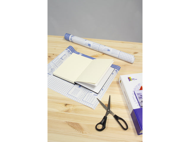 Kangaro boeklon zelfklevende kaftfolie 33 cm x 5 mtr