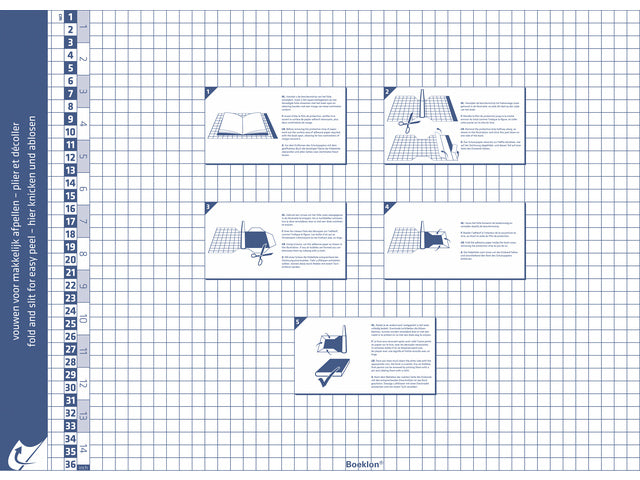 Kangaro boeklon zelfklevende kaftfolie 50 cm x 5 mtr