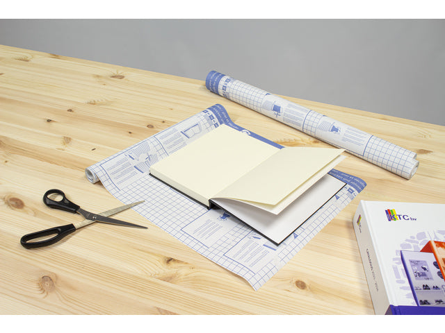 Kangaro boeklon zelfklevende kaftfolie 50 cm x 25 mtr