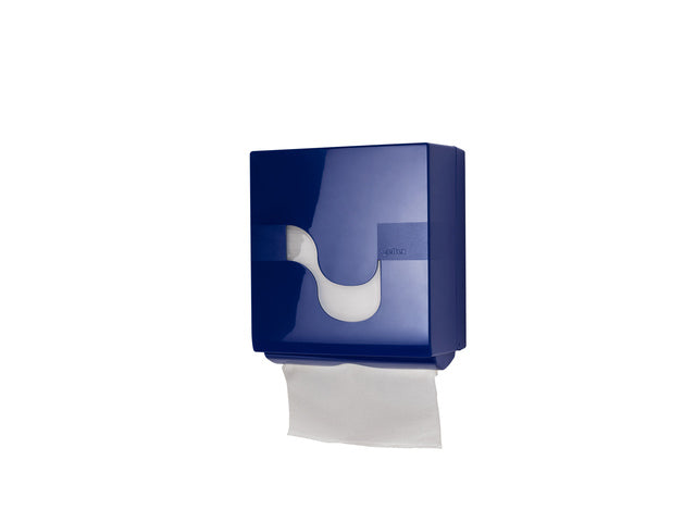 Handdoekautomaat Celtex Omnia Labor blauw handmatig