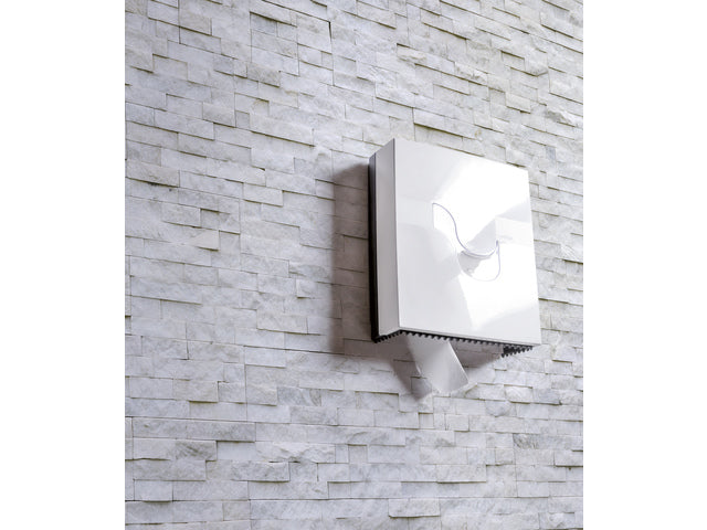 Toiletpapierdispenser Celtex Megamini Revolver wit 3 rol