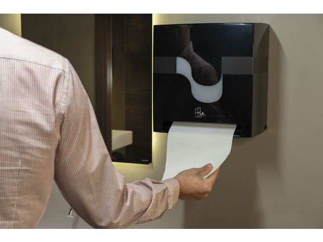 Handdoekautomaat Celtex Megamini E-Control zwart automatisch