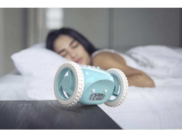 Wekker Clocky blauw