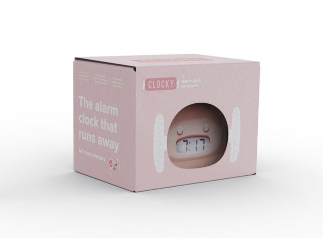 Wekker Clocky roze