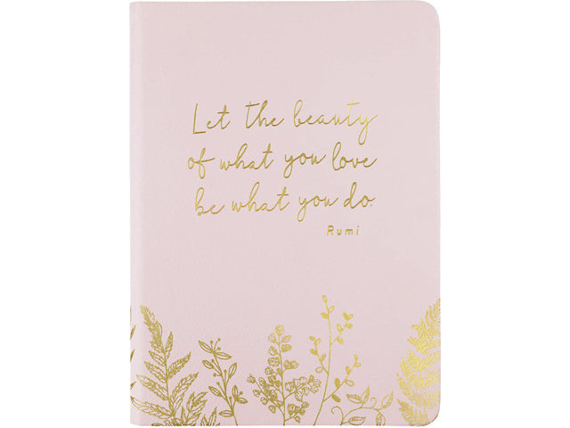 Notitieboek Èccolo Essential Blush Rumi lijn ca.13x18cm 80gr. 256 Seiten.