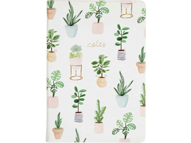 Notitieboek Èccolo Succulent lijn ca.15x20cm 80gr. 256pag.
