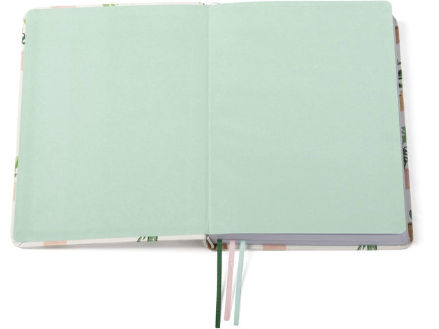 Notitieboek Èccolo Succulent lijn ca.15x20cm 80gr. 256 Seiten.