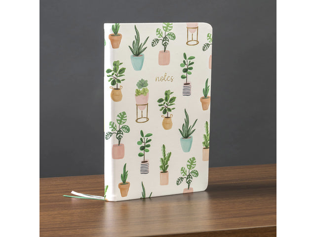 Notitieboek Èccolo Succulent lijn ca.15x20cm 80gr. 256 Seiten.