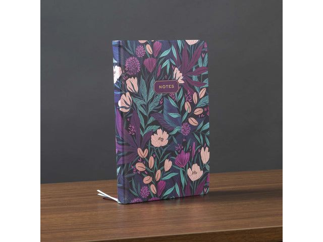 Notitieboek Èccolo Tropical Floral lijn ca.15x20cm 80gr. 256 pagina.