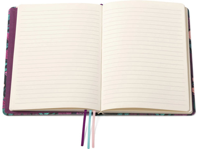 Notitieboek Èccolo Tropical Floral lijn ca.15x20cm 80gr. 256 pagina.