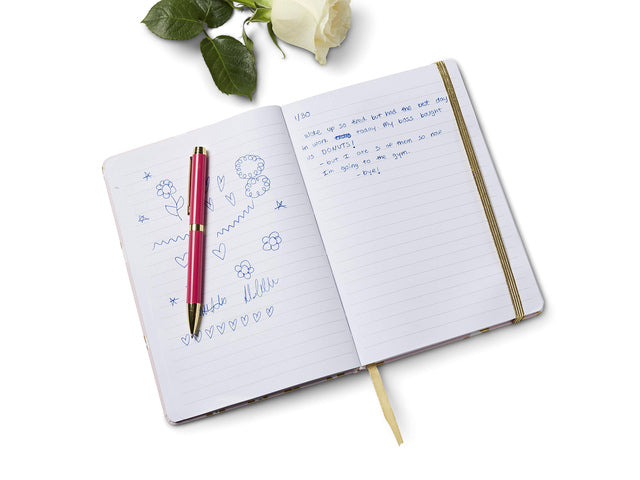 Notitieboek Èccolo Leopard lijn ca.15x20cm 80gr. 256 Seiten. Mit elastischem Schlauch