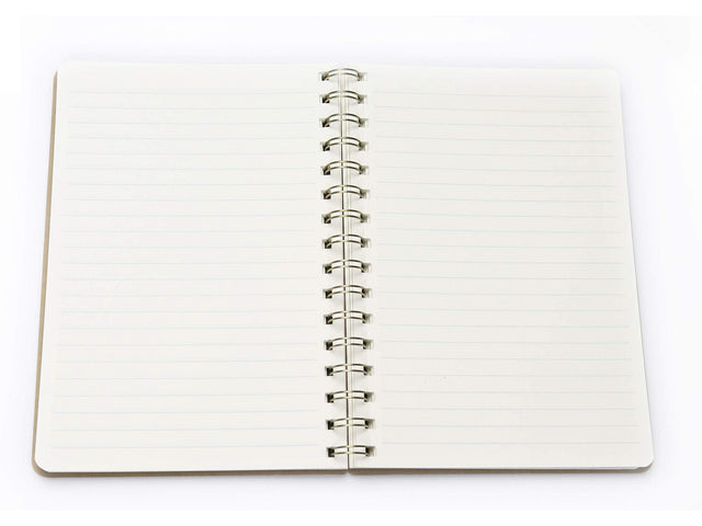 Notitieboek Èccolo spiraal Burgundy lijn ca.15x20 cm 80gr. 200 pag.