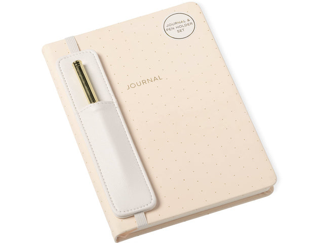 Notitieboek Èccolo with pen en houder Pink lijn ca.15x20cm 80 gr. 256 Seiten.