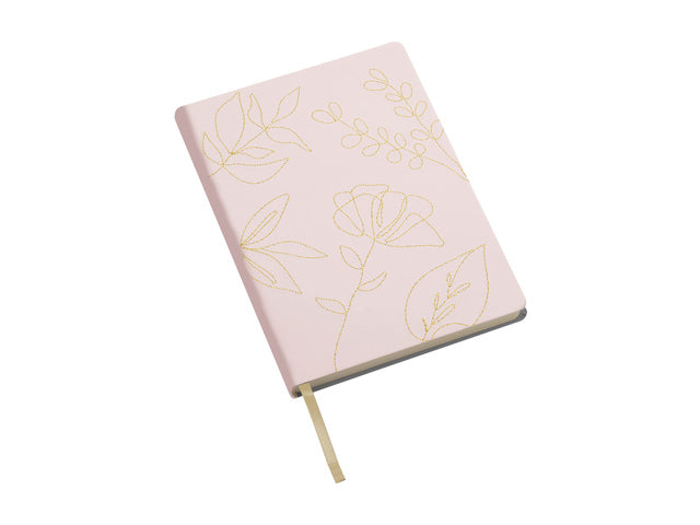 Notitieboek Èccolo Gestikte Botanische lijn ca.15x20cm 80 gr 256 pag.