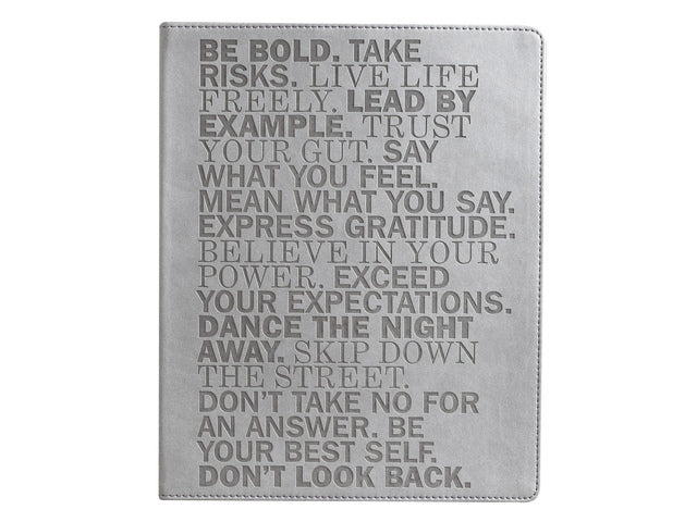 Notitieboek Èccolo Grey Be Bold lijn ca. 20x25cm 80gr. 256 Seiten.