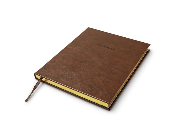 Notitieboek Èccolo Brown lijn ca.20x25cm 80gr. 256 Seiten.