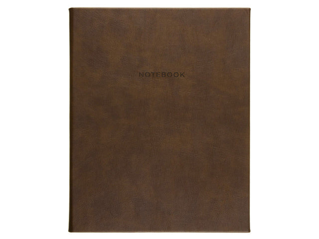 Notitieboek Èccolo Bruine lijn ca.20x25cm 80gr. 256pag.