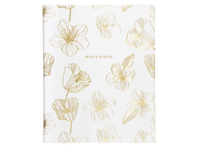 Notitieboek Èccolo Line Floral lijn ca.20x25cm 80gr. 256pag.