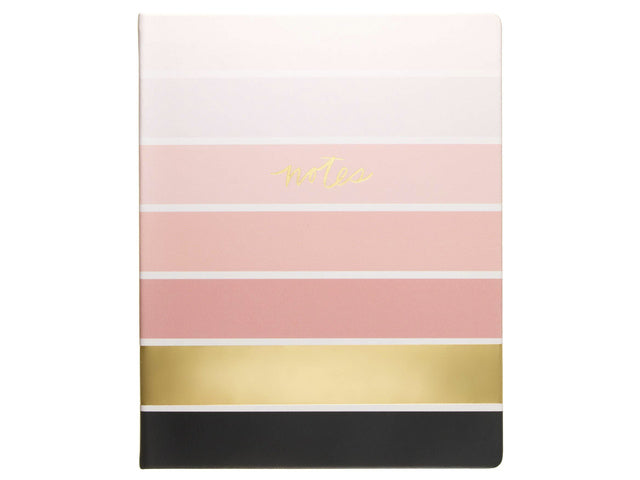 Notitieboek Èccolo Light Ombre Stripe lijn ca.20x25cm 80gr. 256pag.