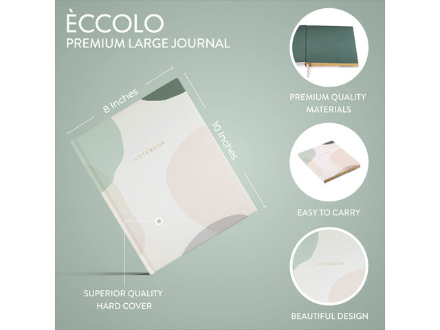 Notitieboek Èccolo Abstract Forms lijn ca.20x25cm 80gr. 256 Seiten.