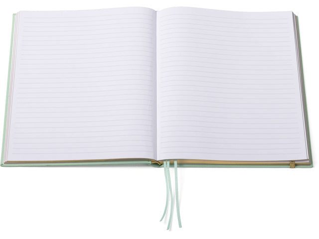 Notitieboek Èccolo Bookcloth Notes lijn ca. 20x25cm 80gr. 256 Seiten.