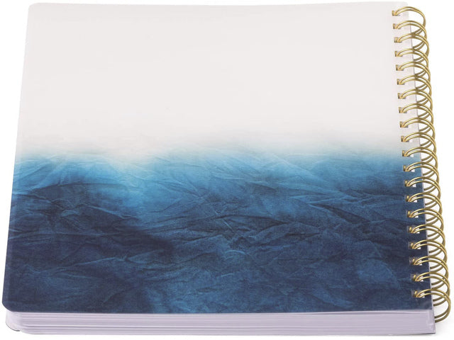 Benachrichtigungsbuch Spirale Poly Dip Dye lijn ca.20x25cm 80gr. 208 Seiten.