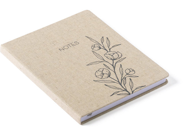 Notitieboek Èccolo Outline Floral lijn ca.20x25cm 80gr. 256pag.