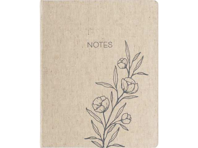 Notitieboek Èccolo Outline Floral lijn ca.20x25cm 80gr. 256pag.