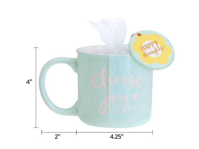 Giftset Èccolo DL mok 580ml en sleutelhanger Choose Joy