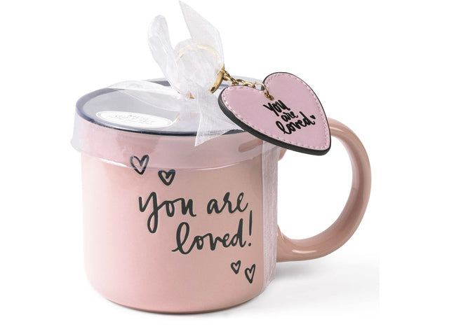Giftset Èccolo DL mok 580ml en sleutelhanger You are Loved